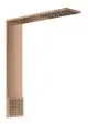 AXOR-HG-AXOR-ShowerComposition-Brausenmodul-110-220-1jet-mit-Schulterbrause-Brushed-Red-Gold-12593310 gallery number 1